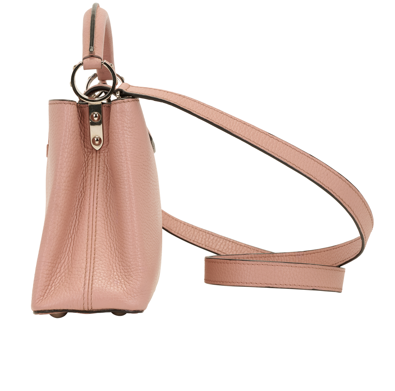 Cappucines BB, &pound;2,100, Handbags, Pink, Leather, Bottom view